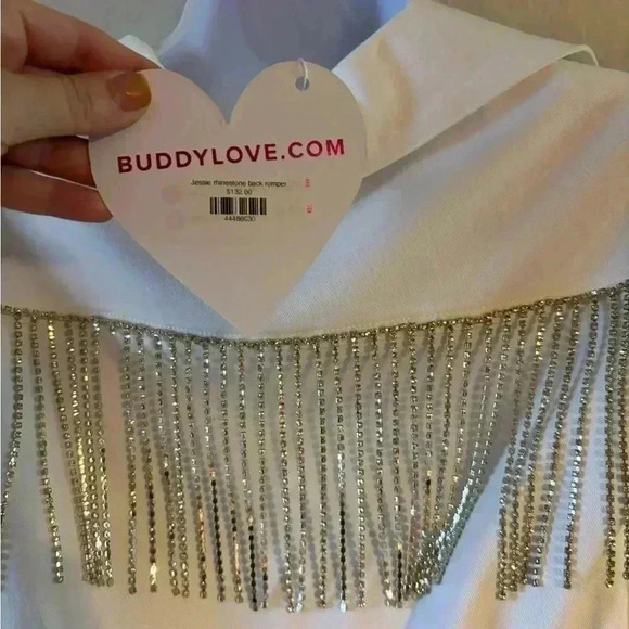 Buddy Love Rhinstone Romper NWT!‎ - Picture 5 of 12